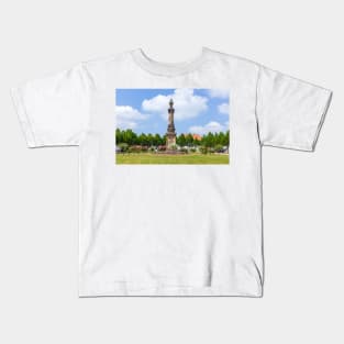 Marketplace, Putbus, Ruegen Island, Ruegen, Mecklenburg-Western Pomerania, Germany Kids T-Shirt